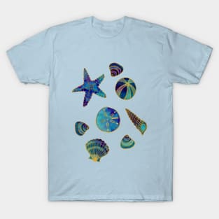 Beach Treasures - Aqua T-Shirt